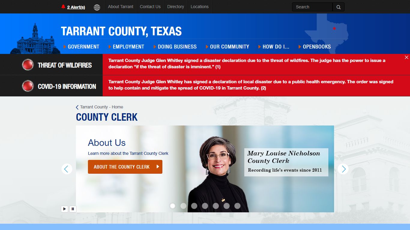 County Clerk - Tarrant County, Texas